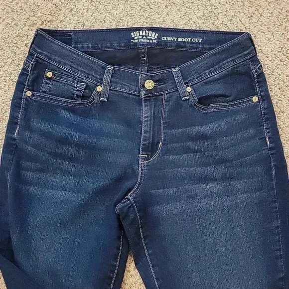 Levis Signature Curvy Boot Cut Jeans Size 12 31X30 - Picture 2 of 9